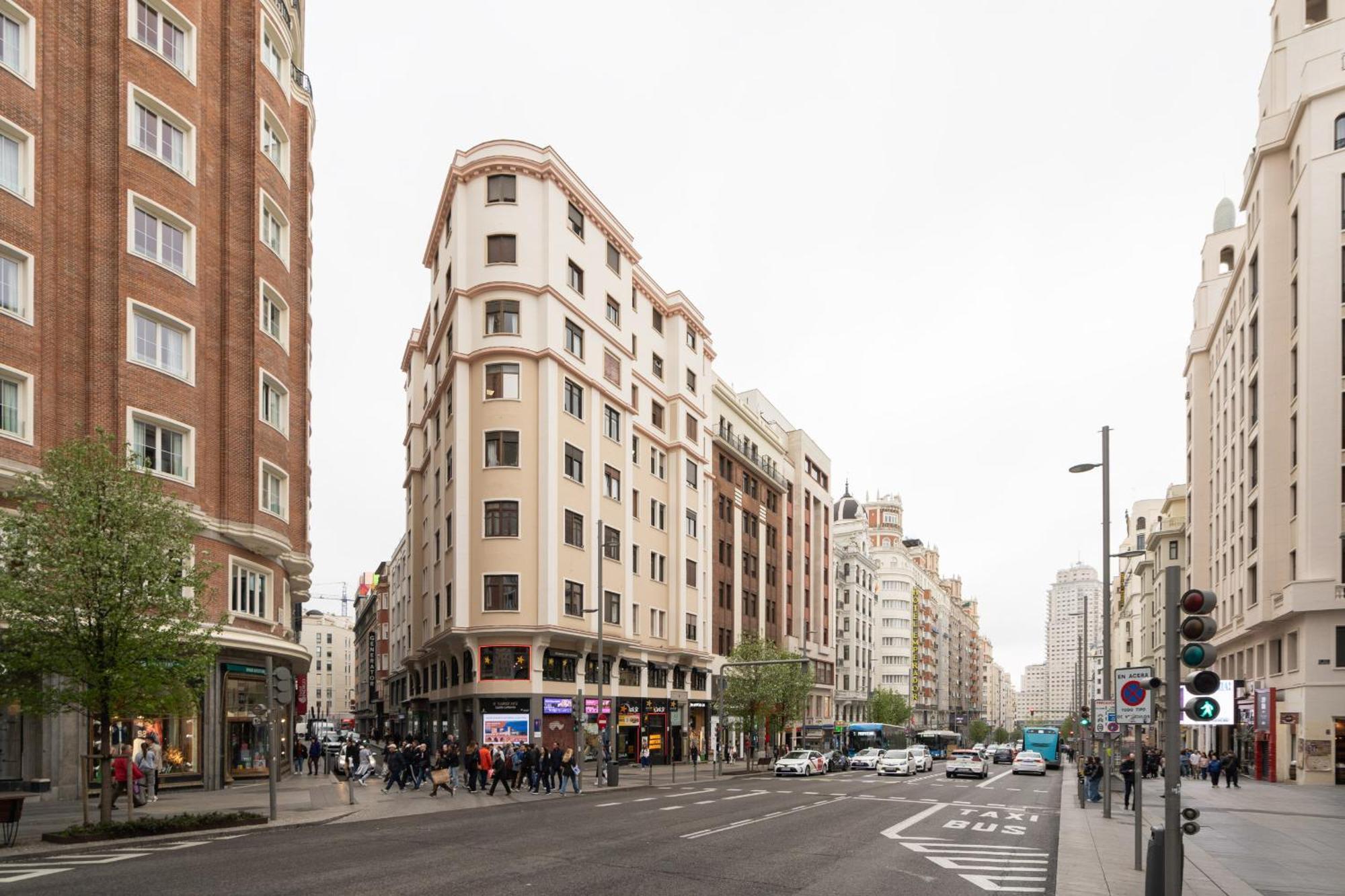 Apartamento Apartamento De Lujo En Gran Via Madrid Exterior foto